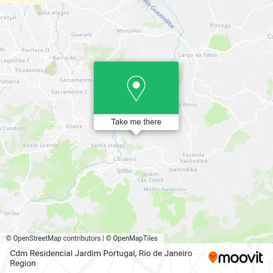 Cdm Residencial Jardim Portugal map