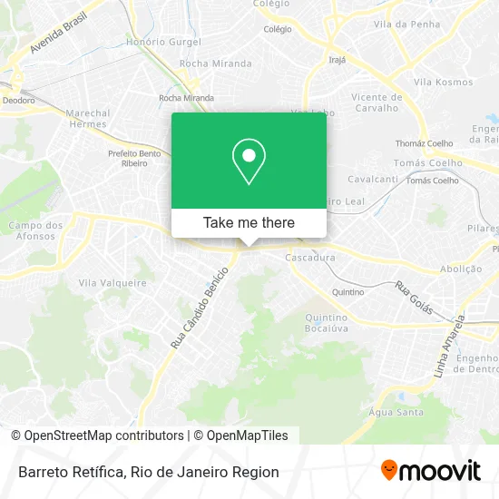 Barreto Retífica map