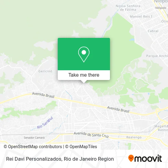 Rei Davi Personalizados map
