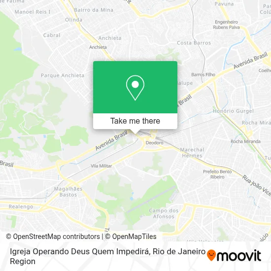 Igreja Operando Deus Quem Impedirá map