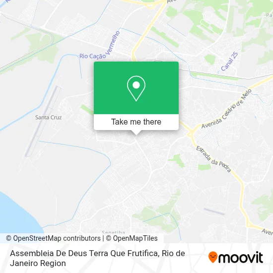 Assembleia De Deus Terra Que Frutifica map