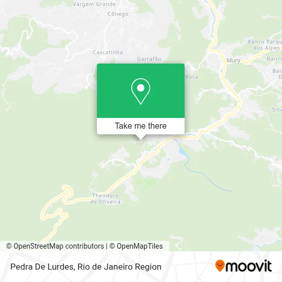 Pedra De Lurdes map