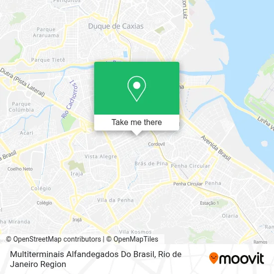 Multiterminais Alfandegados Do Brasil map