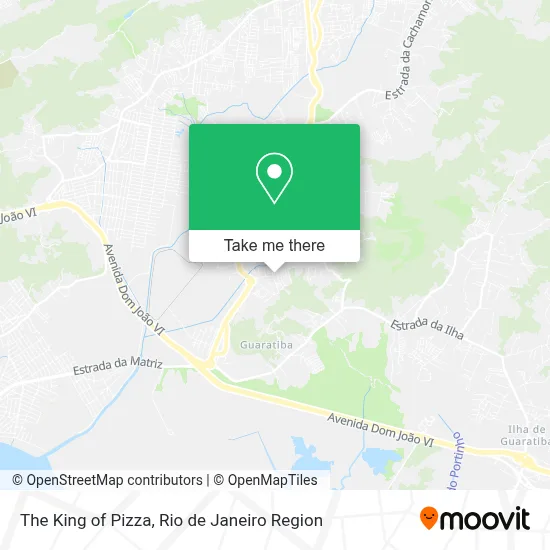 The King Of Pizza map