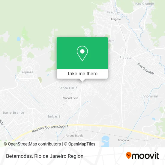 Betemodas map