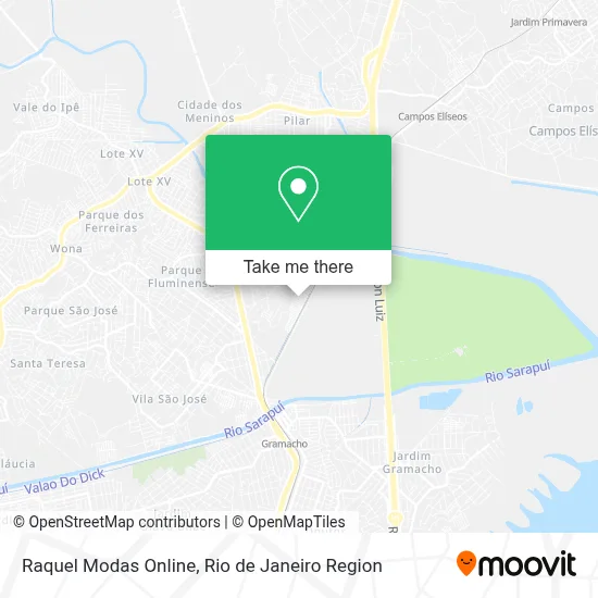 Raquel Modas Online map