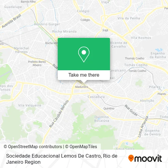 Sociedade Educacional Lemos De Castro map