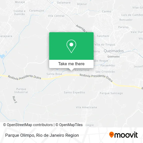 Parque Olimpo map