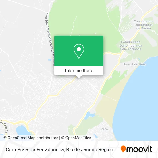 Cdm Praia Da Ferradurinha map