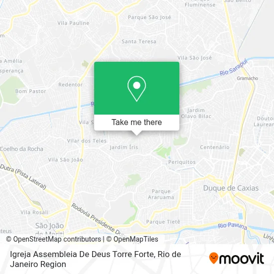 Igreja Assembleia De Deus Torre Forte map