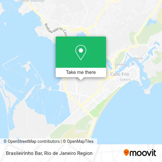 Brasileirinho Bar map