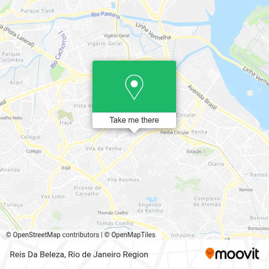 Reis Da Beleza map