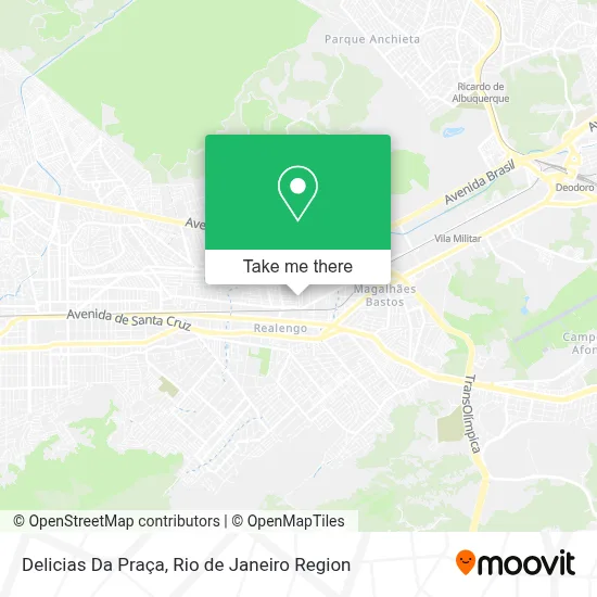 Delicias Da Praça map