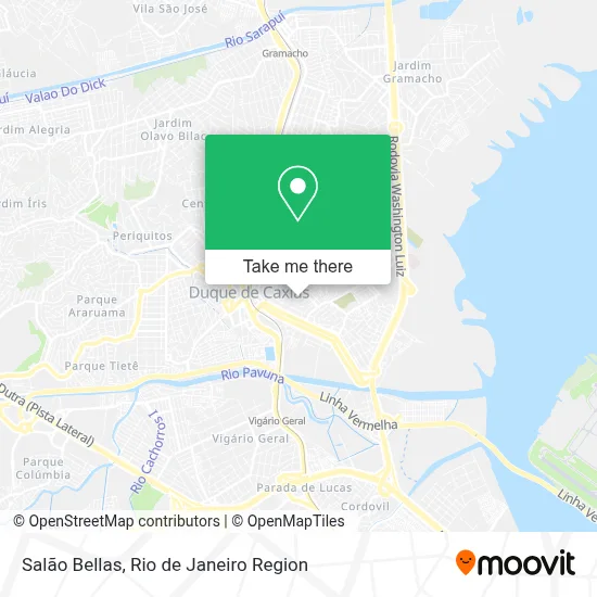 Salão Bellas map