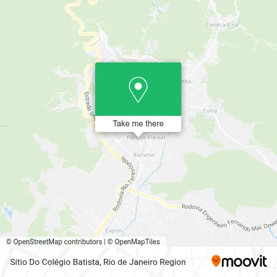 Sítio Do Colégio Batista map