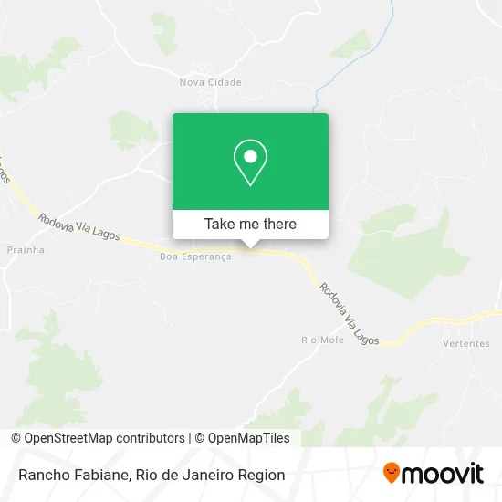 Rancho Fabiane map