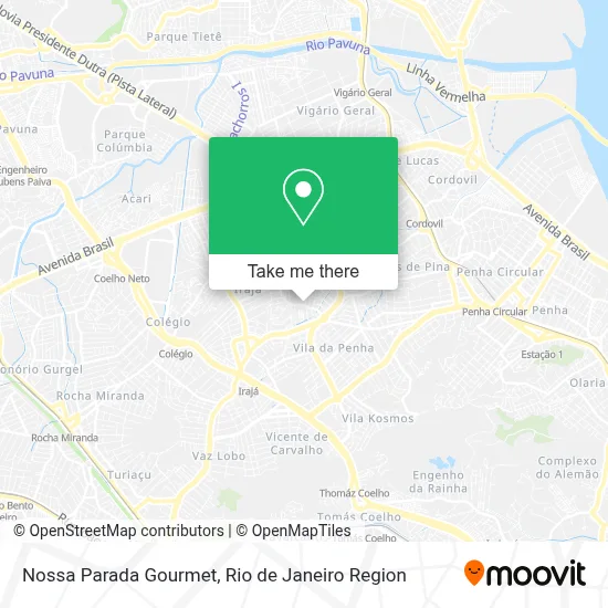 Nossa Parada Gourmet map