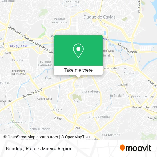 Brindepi map