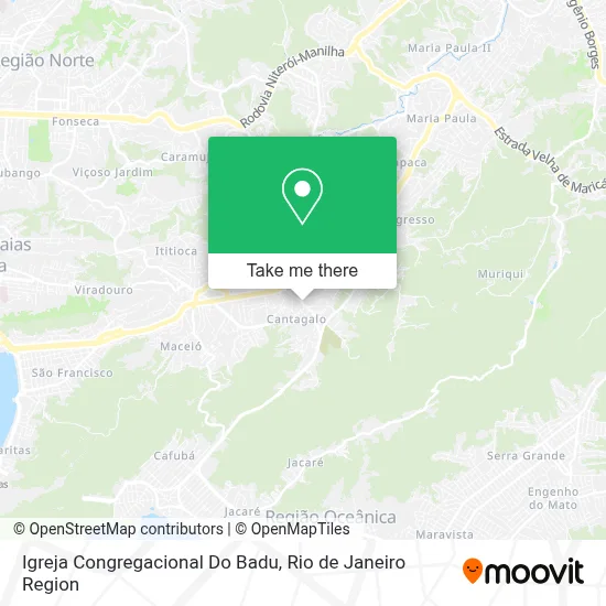 Igreja Congregacional Do Badu map