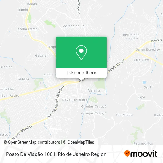 Posto Da Viação 1001 map