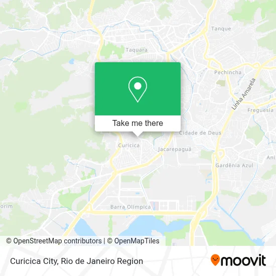 Curicica City map