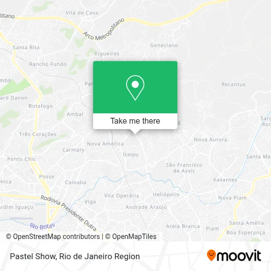 Pastel Show map