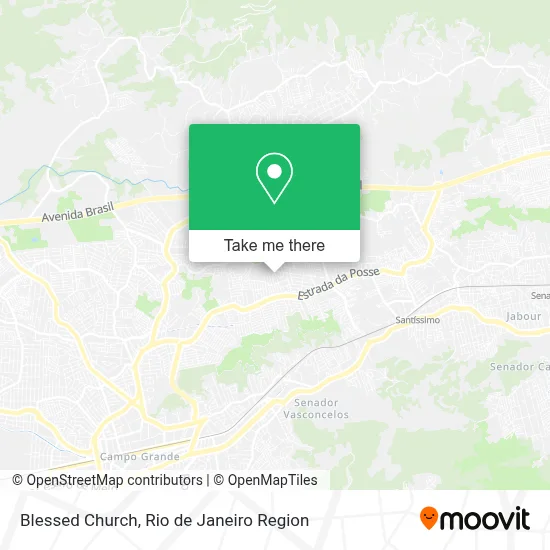 Blessed Church map