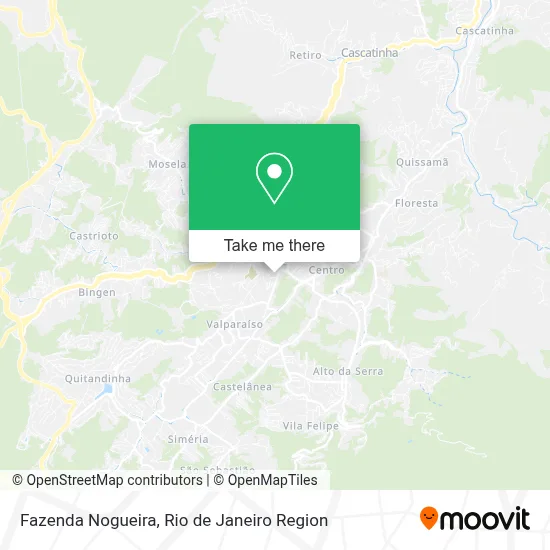 Fazenda Nogueira map