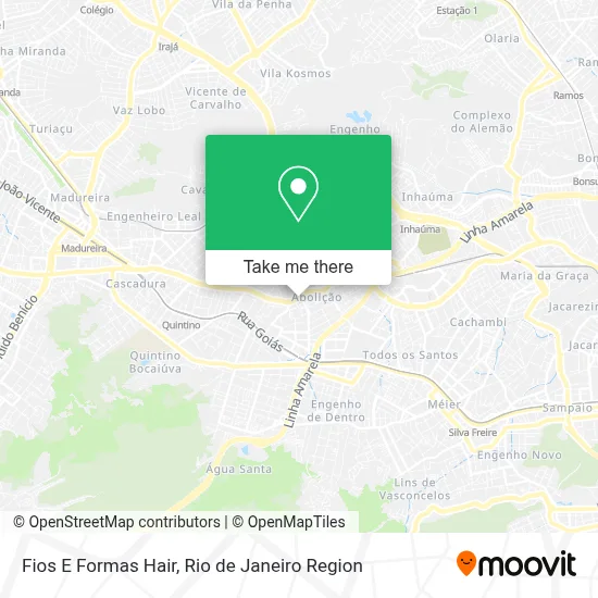 Fios E Formas Hair map