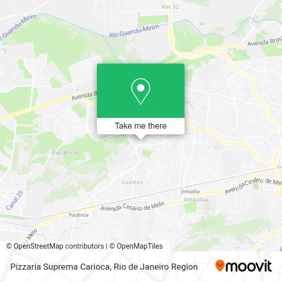 Pizzaria Suprema Carioca map