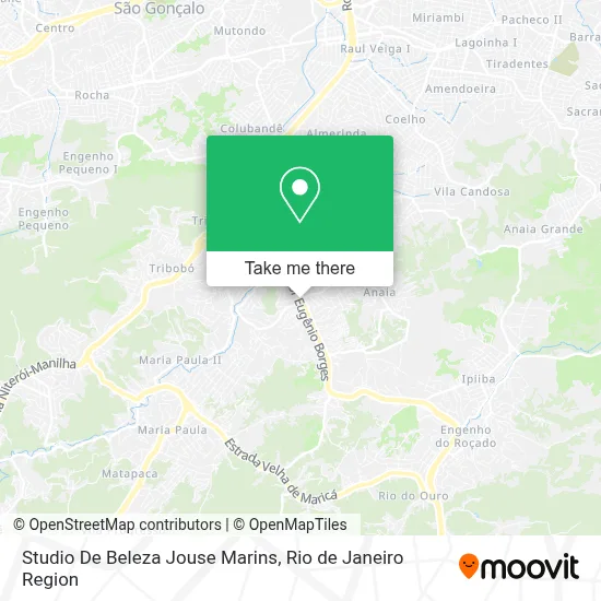 Studio De Beleza Jouse Marins map