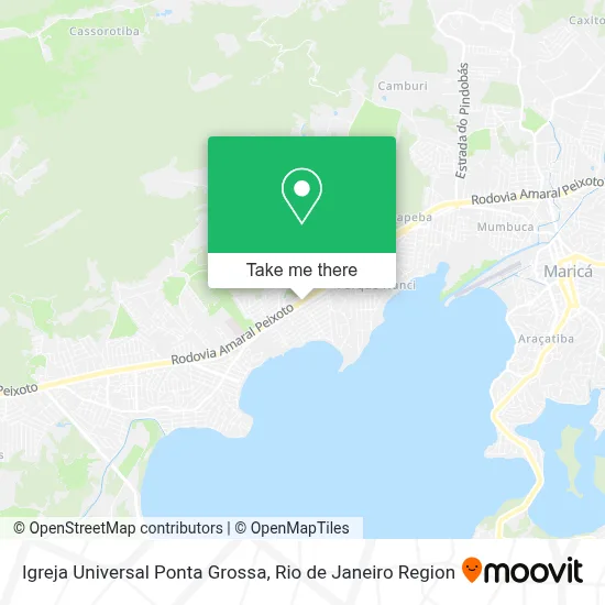 Igreja Universal Ponta Grossa map