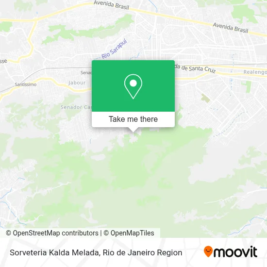 Sorveteria Kalda Melada map