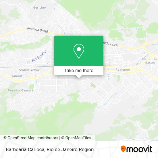 Barbearia Carioca map