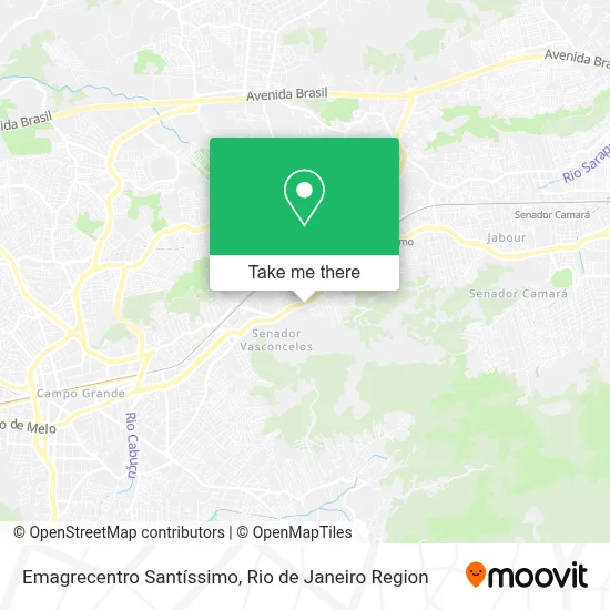 Emagrecentro Santíssimo map