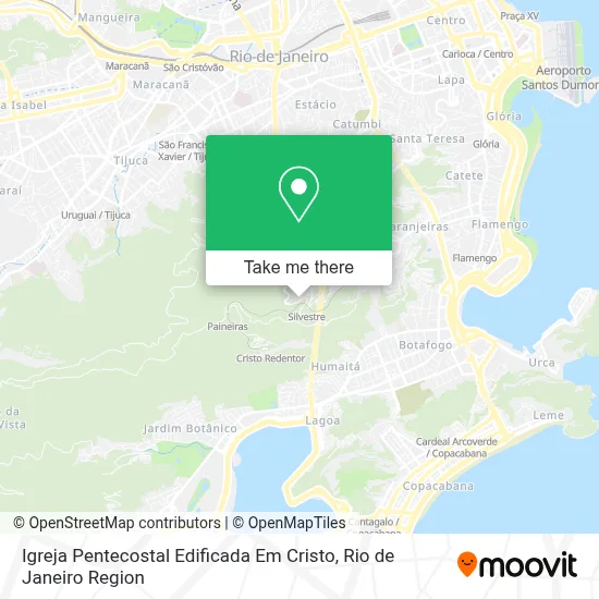 Igreja Pentecostal Edificada Em Cristo map