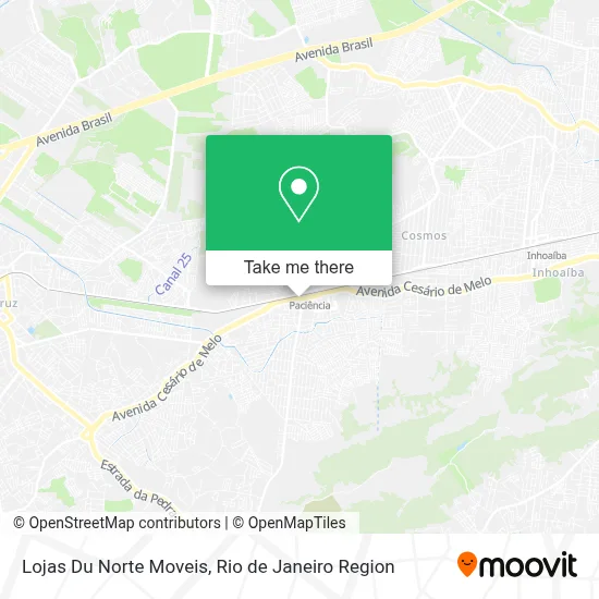 Lojas Du Norte Moveis map