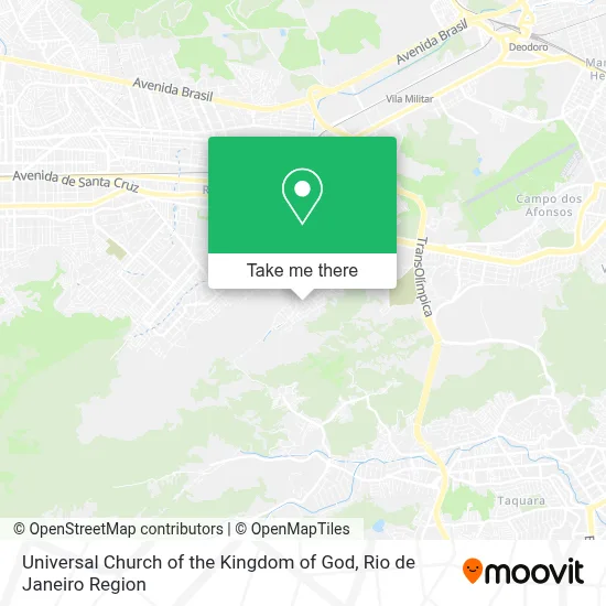 Igreja Universal Do Reino De Deus map
