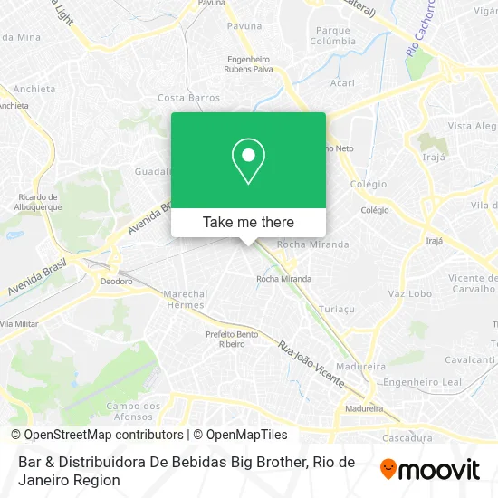 Bar & Distribuidora De Bebidas Big Brother map