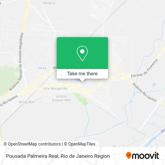 Pousada Palmeira Real map