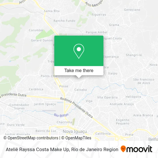 Ateliê Rayssa Costa Make Up map