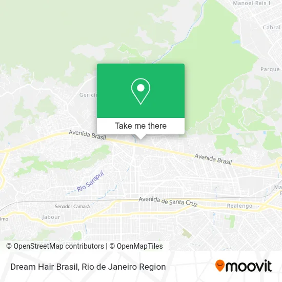 Dream Hair Brasil map