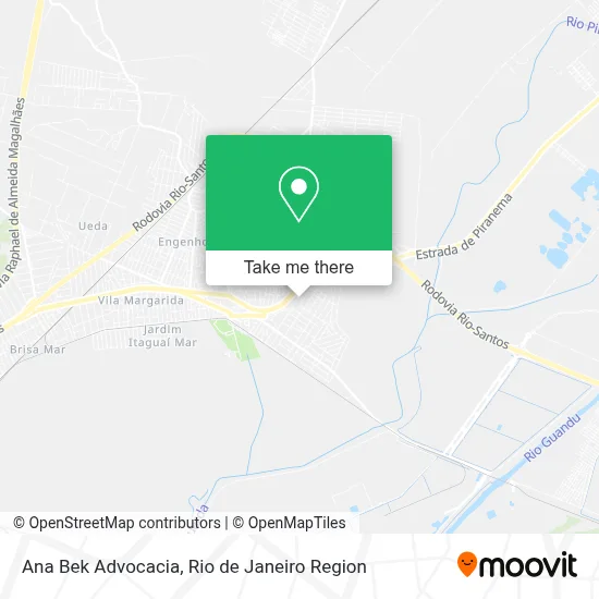 Ana Bek Advocacia map