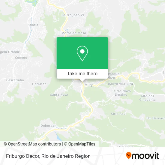 Friburgo Decor map