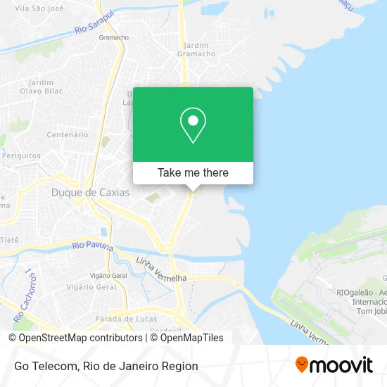 Go Telecom map