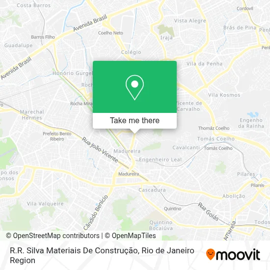 R.R. Silva Materiais De Construção map