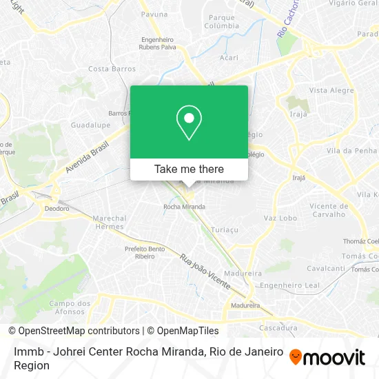 Immb - Johrei Center Rocha Miranda map