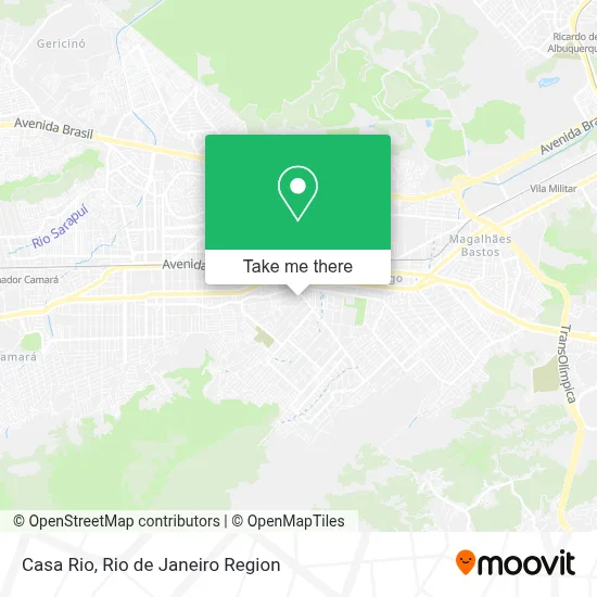 Casa Rio map