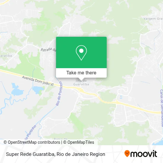 Super Rede Guaratiba map