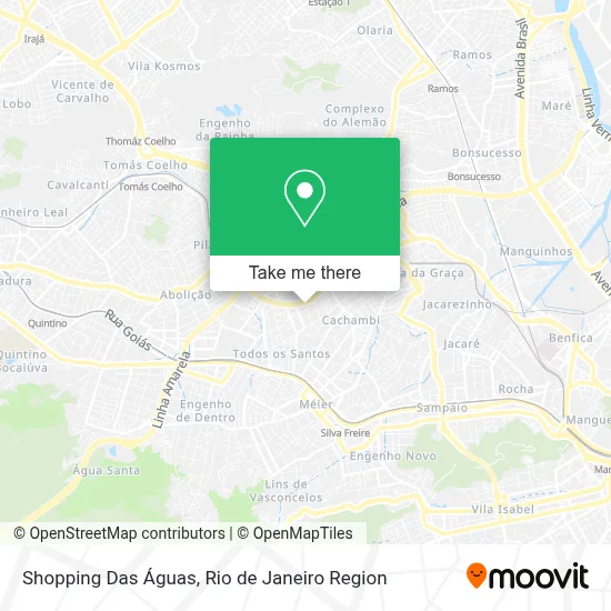 Shopping Das Águas map